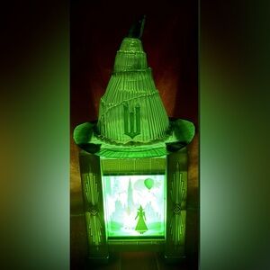 Wicked Movie Elphaba Witch Hat Cup + Light Up Popcorn Bucket Tin